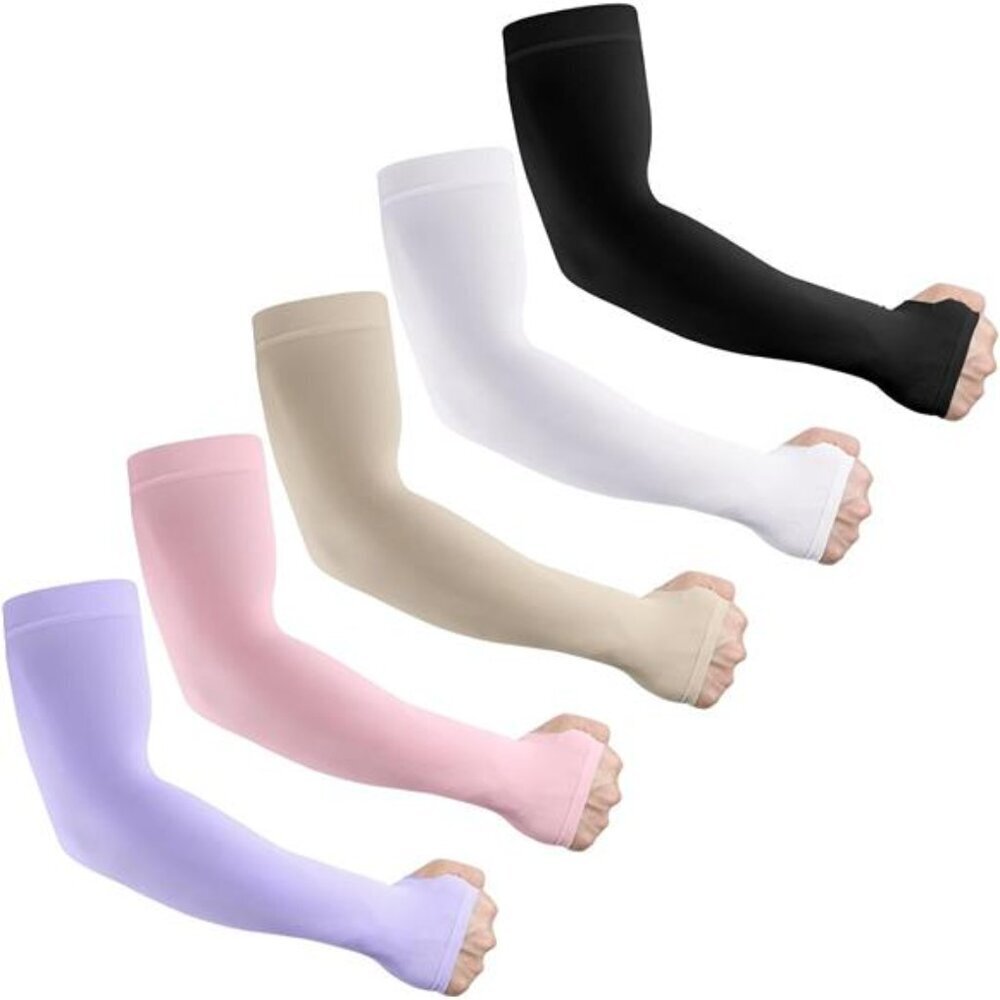 Cooling Arm Sleeves UV Protection Compression for Men Women